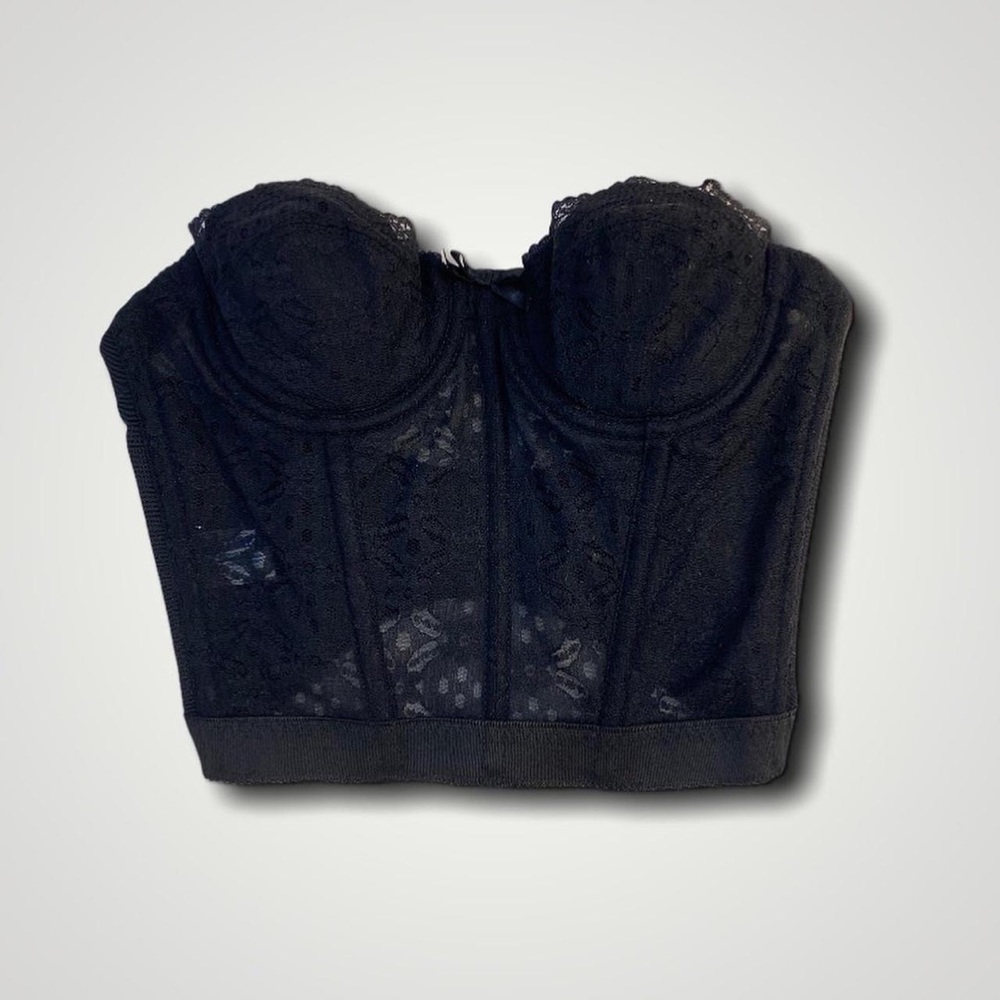 BLACK VINTAGE BUSTIER